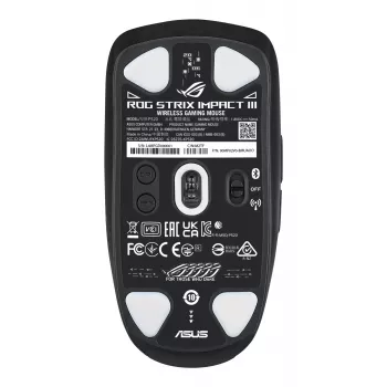 ASUS ROG Strix Impact III Wireless Maus Gaming beidhändig RF Wireless + Bluetooth optisch 36000 DPI
