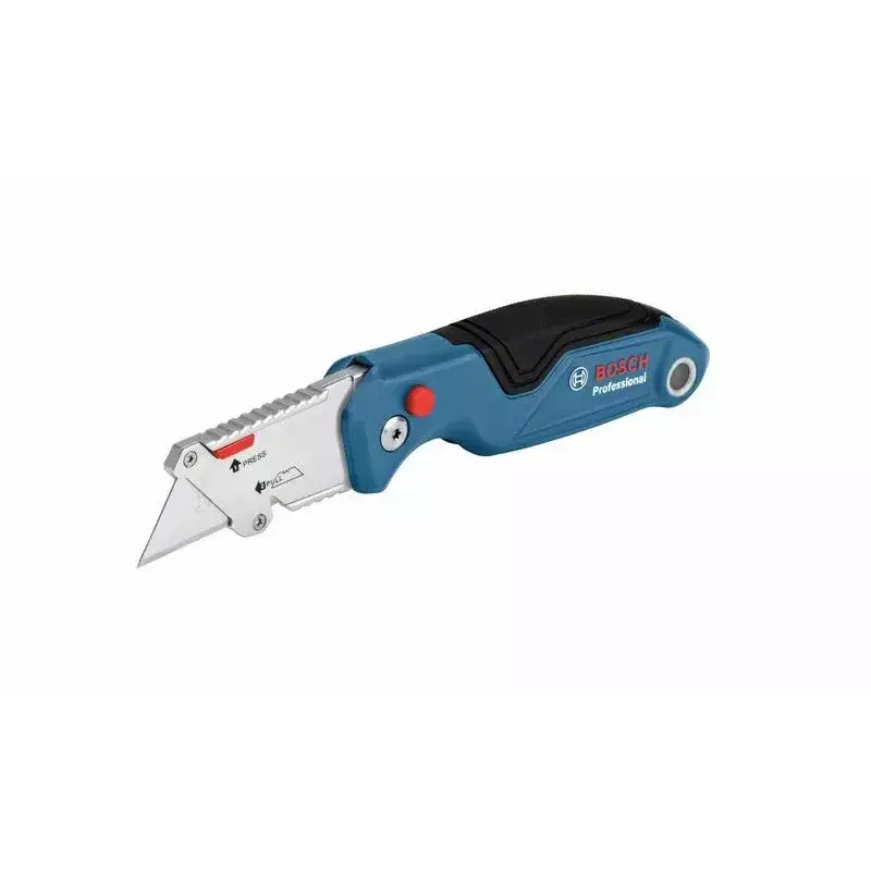 Bosch 1 600 A02 7M4 Universalmesser Blau, Edelstahl Klappmessermesser