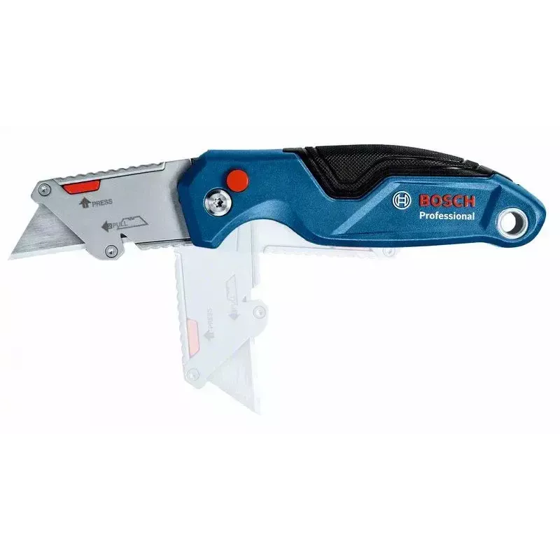 Bosch 1 600 A02 7M4 Universalmesser Blau, Edelstahl Klappmessermesser