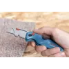Bosch 1 600 A02 7M4 Universalmesser Blau, Edelstahl Klappmessermesser