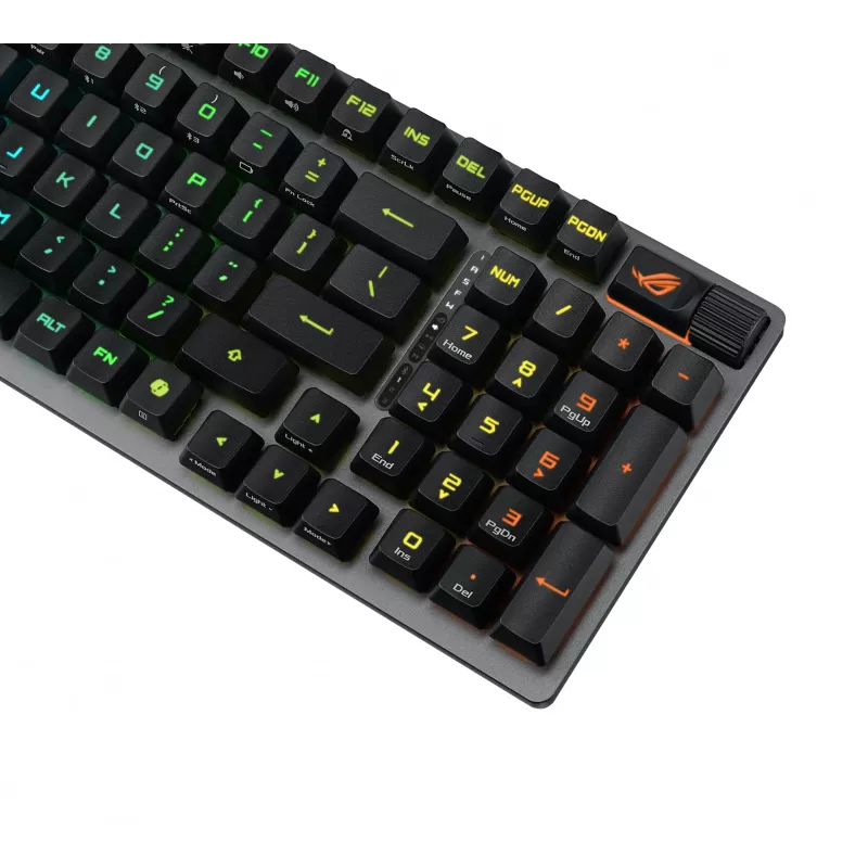 ASUS ROG Strix Scope II 96 RX Wireless Gaming-Tastatur USB + RF Wireless + Bluetooth Schwarz