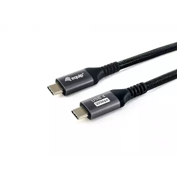 Equip USB4 Gen 2x2 C auf C Kabel, M/M, 2,0m, 4K/60Hz, 20 Gbit/s, PD 100W