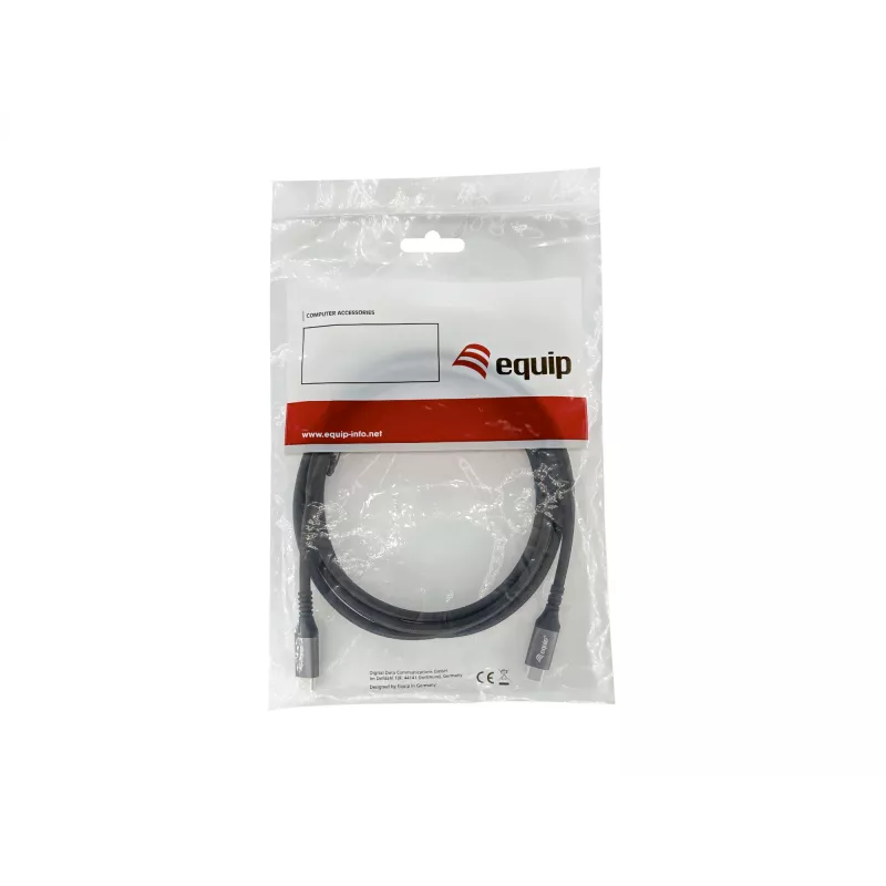 Equip USB4 Gen 2x2 C auf C Kabel, M/M, 2,0m, 4K/60Hz, 20 Gbit/s, PD 100W