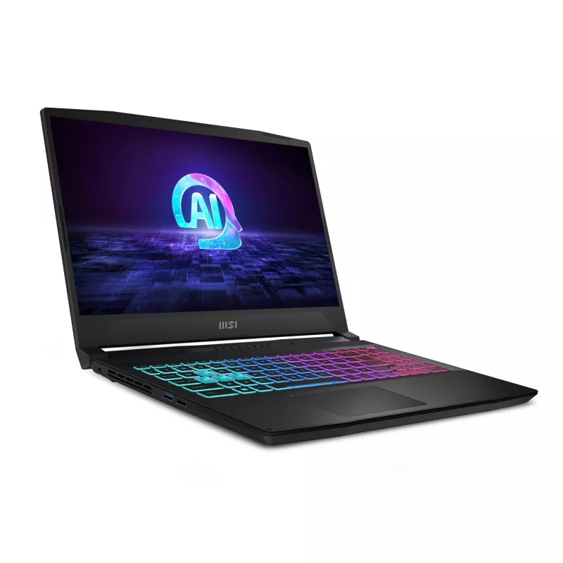 MSI Katana A15 AI B8VF-451 AMD Ryzen™ 7 8845HS Laptop 39,6 cm (15,6 Zoll) Full HD 16 GB DDR5-SDRAM 512 GB SSD NVIDIA GeForce RTX 4060 Wi-Fi 6E (802.11ax) Windows 11 Home Schwarz