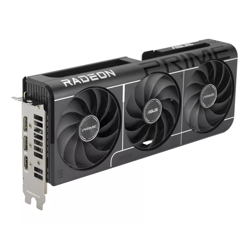 Grafikkarte ASUS Prime Radeon RX 9060 XT 16 GB GDDR6, PCIe 5.0, 128-Bit, 3 Lüfter, 2,5-Slot