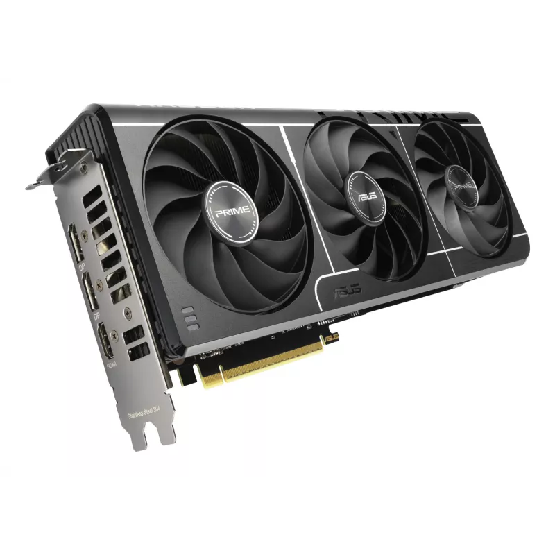 Grafikkarte ASUS Prime Radeon RX 9060 XT 16 GB GDDR6, PCIe 5.0, 128-Bit, 3 Lüfter, 2,5-Slot
