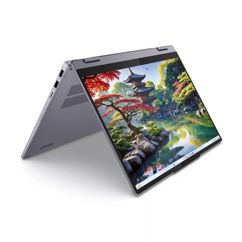 Lenovo IdeaPad 5 2-in-1 14IAL10 Intel Core Ultra 5 225H Hybrid (2-in-1) 35,6 cm (14 Zoll) Touchscreen WUXGA 16 GB LPDDR5x-SDRAM 512 GB SSD Wi-Fi 7 (802.11be) Windows 11 Home German Grau