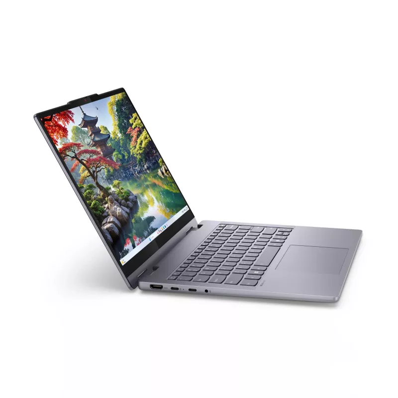 Lenovo IdeaPad 5 2-in-1 14IAL10 Intel Core Ultra 5 225H Hybrid (2-in-1) 35,6 cm (14 Zoll) Touchscreen WUXGA 16 GB LPDDR5x-SDRAM 512 GB SSD Wi-Fi 7 (802.11be) Windows 11 Home German Grau