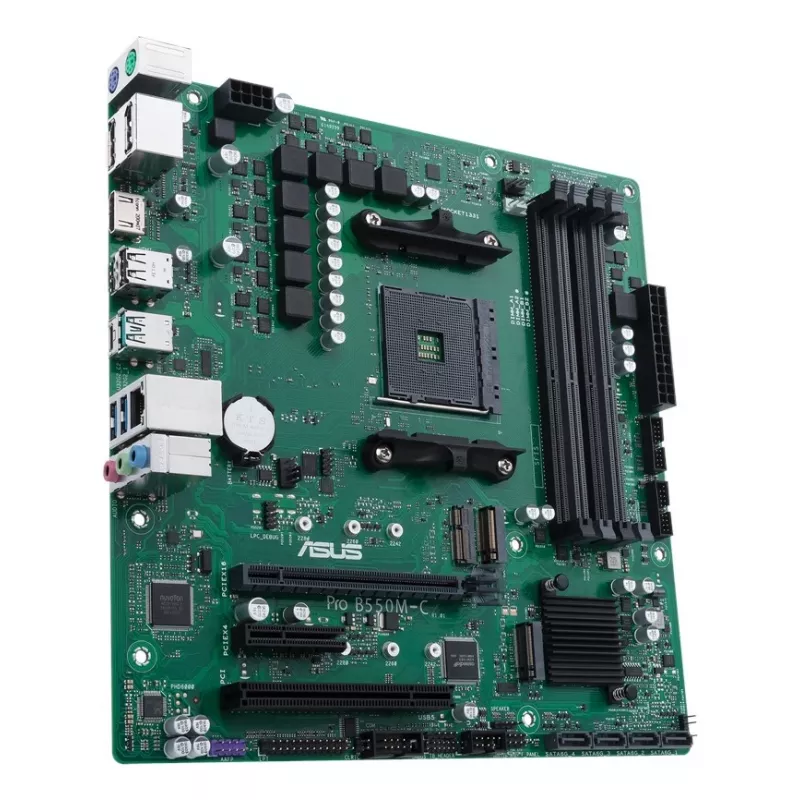 Motherboard ASUS PRO B550M-C/CSM AMD B550 Socket AM4 micro ATX