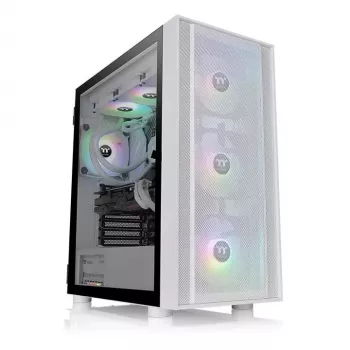 PC-Gehäuse Thermaltake H570 TG ARGB Midi Tower Weiß