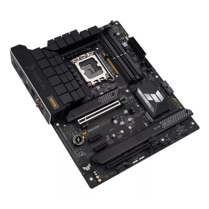 Motherboard ASUS TUF GAMING H770-PRO WIFI — Intel H770, LGA 1700, ATX, DDR5, 4x DIMM, 128GB, Wi‑Fi 6, 2.5Gb LAN, 4x M.2