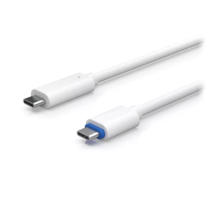 PoE-Adapter UBIQUITI UACC-ADAPTER-POE-USBC — 48V Eingang, 5V 0,25A Ausgang, kompakt 30,4×30,4×95mm, weiß