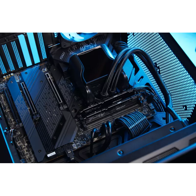 Kingston Technology FURY Beast 64 GB 5200 MT/s DDR5 CL40 DIMM (Kit of 2) Schwarz