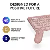 Logitech Pebble 2 Combo Wireless Keyboard Mouse Pink QWERTY