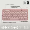 Logitech Pebble 2 Combo Wireless Keyboard Mouse Pink QWERTY