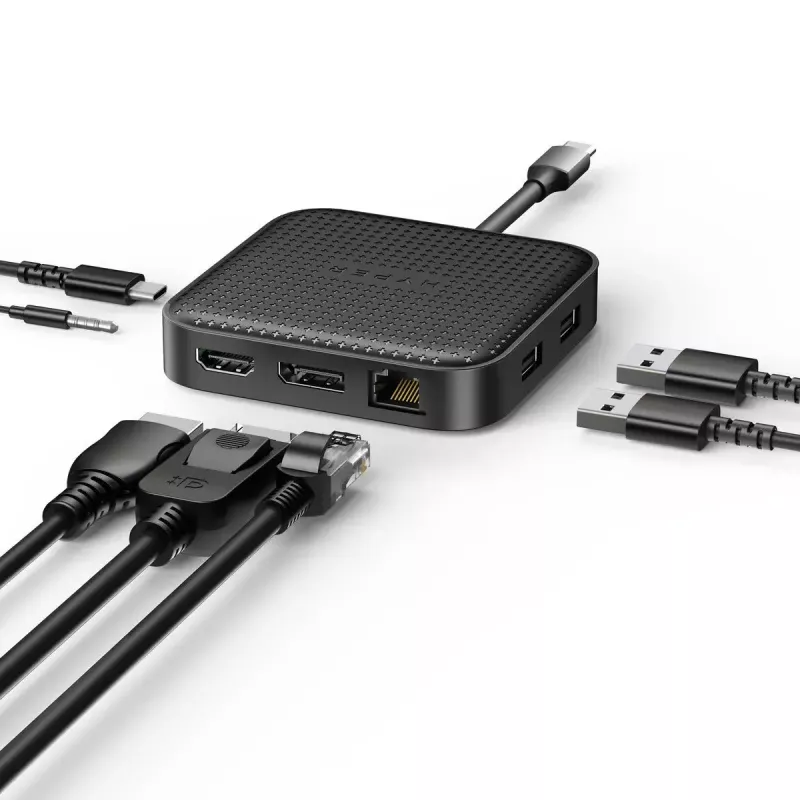 Targus HD USB4 Mobile Dock Kabelgebunden Schwarz