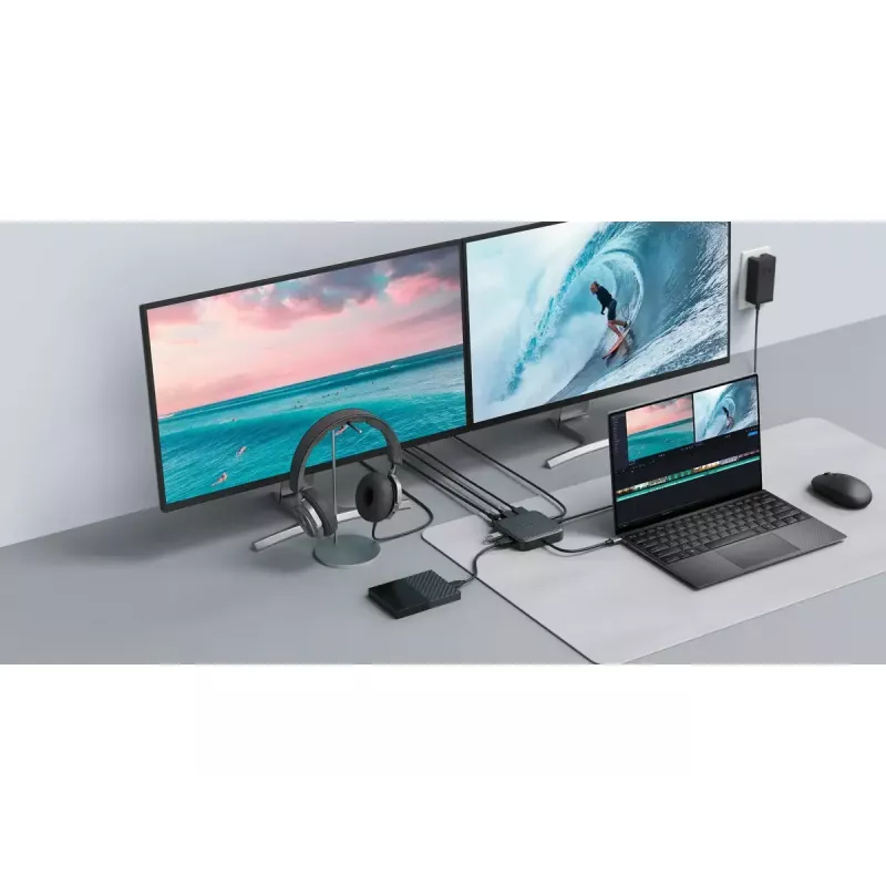 Targus HD USB4 Mobile Dock Kabelgebunden Schwarz