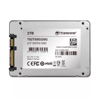 TRANSCEND SSD SSD220Q 2TB SATA III 6 Gb/s QLC NAND Flash