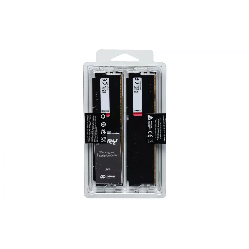 Kingston Technology FURY Beast 64GB 6400MT/s DDR5 CL32 DIMM (Kit mit 2) Schwarz EXPO
