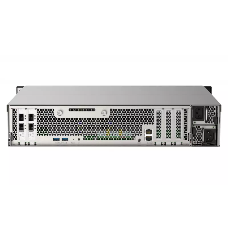 QNAP TS-h2490FU NAS Rack (2U) EPYC 7232P 64 GB DDR4 0 TB QuTS hero Schwarz, Grau