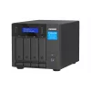 QNAP TVS-H474 NAS Tower Intel® Pentium® G7400 8 GB DDR4 0 TB QuTS hero Schwarz