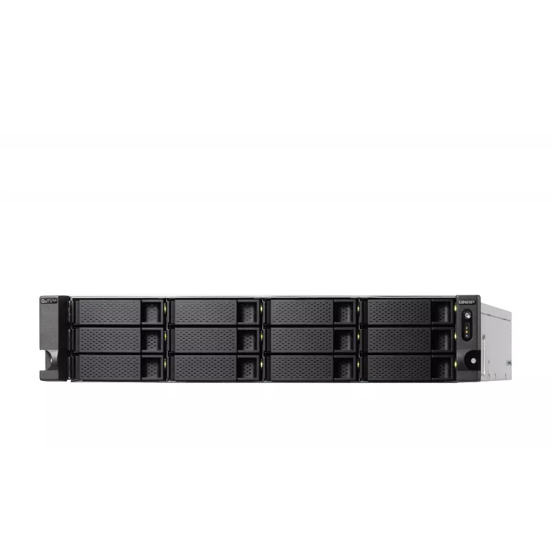 QNAP TS-H1886XU-RP-R2 NAS Rack (3U) Intel® Xeon® D D-1622 32 GB DDR4 0 TB QuTS hero Schwarz, Grau