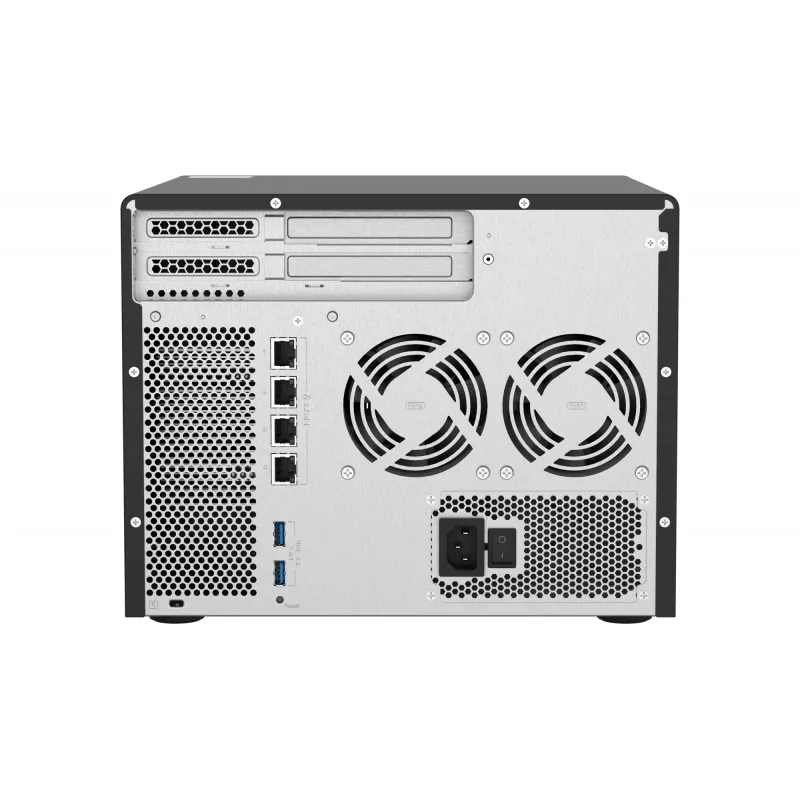 QNAP TS-h886 NAS Tower Intel® Xeon® D D-1602 8 GB DDR4 0 TB QuTS hero Schwarz