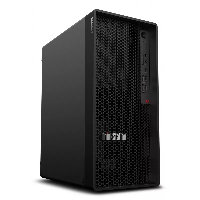 Lenovo ThinkStation P2 Intel® Core™ i5 i5-14500 16 GB DDR5-SDRAM 512 GB SSD Windows 11 Pro Tower Workstation Schwarz