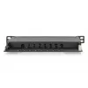 DIGITUS Patch Panel CAT6A geschirmt, 8-Port 1/2U, 10-Zoll-Rack-Einbau, schwarz RAL 9005