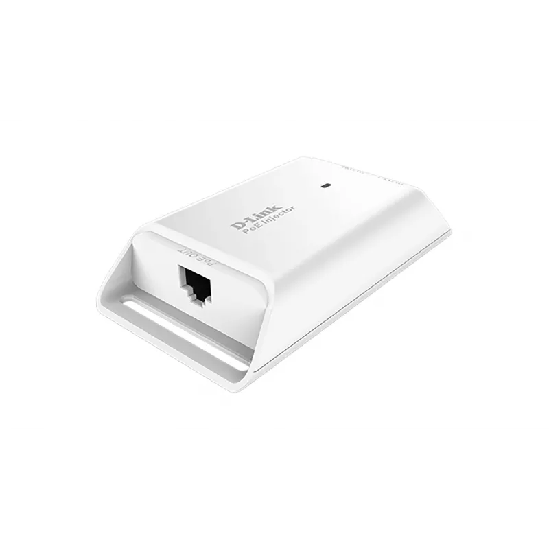 D-Link 15,4 W Gigabit PoE-Injektor, Gigabit Ethernet, 10,100,1000 Mbit/s, 10/100/1000, IEEE 802.3, IEEE 802.3ab, IEEE 802.3af, IEEE 802.3u, Weiß, 100 m
