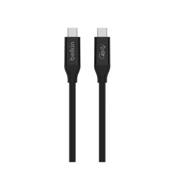 BELKIN USB4-Kabel USB-C / USB-C 40 Gbit/s 100 W 0,8 m Schwarz