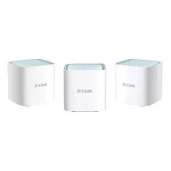 D-Link EAGLE PRO AI AX1500 Mesh-System - 3er-Pack, Weiß, Intern, Mesh-System, Strom, Status, 500 m², Dualband (2,4 GHz / 5 GHz)