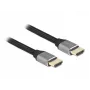 DELOCK Ultra High Speed HDMI-Kabel - A Stecker / A Stecker - 48 Gbps 8K 60 Hz - 3 m - Grau
