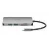 D-Link 8-in-1 USB-C Hub mit HDMI/Ethernet/Kartenleser/Power Delivery