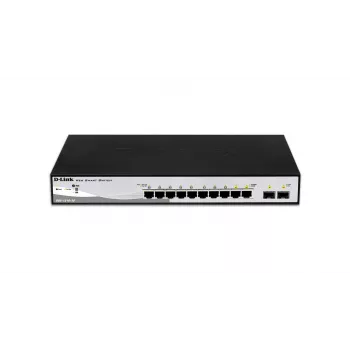 D-Link DGS-1210-10 Managed L2 Gigabit Ethernet (10/100/1000) 1U Schwarz, Grau