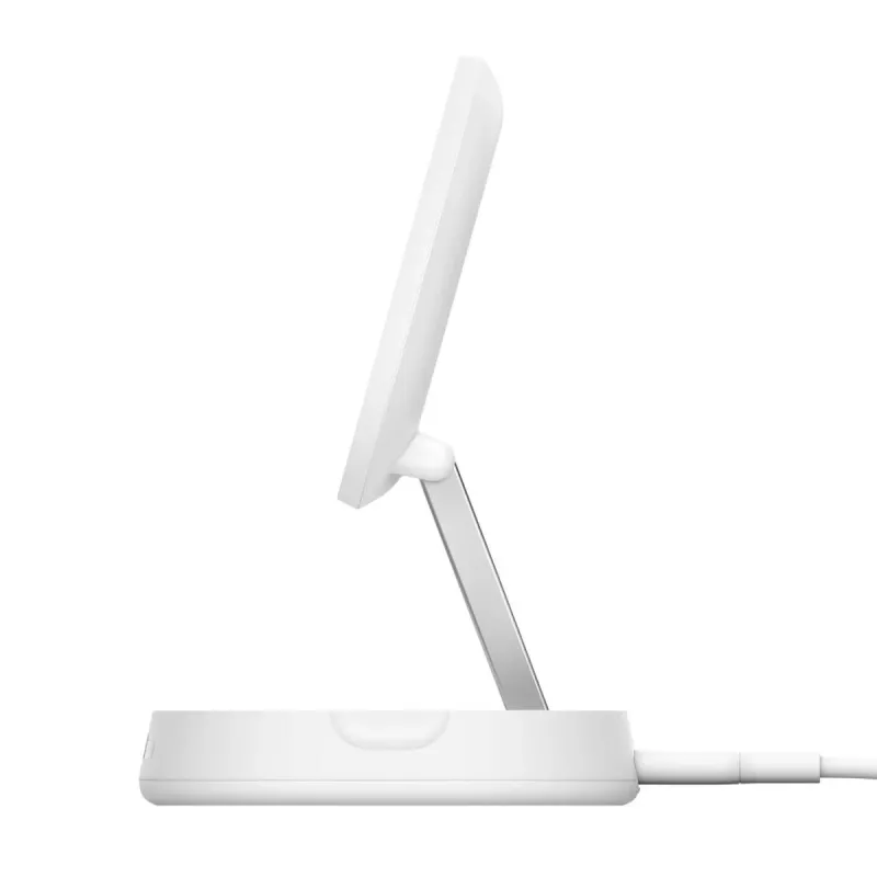 BELKIN Kabelloser Ladeständer – Boostcharge Pro – Qi2 15W – Weiß