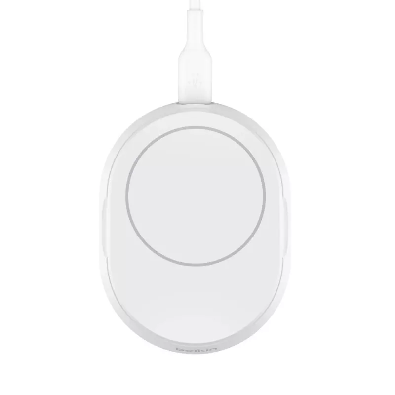 BELKIN Kabelloser Ladeständer – Boostcharge Pro – Qi2 15W – Weiß