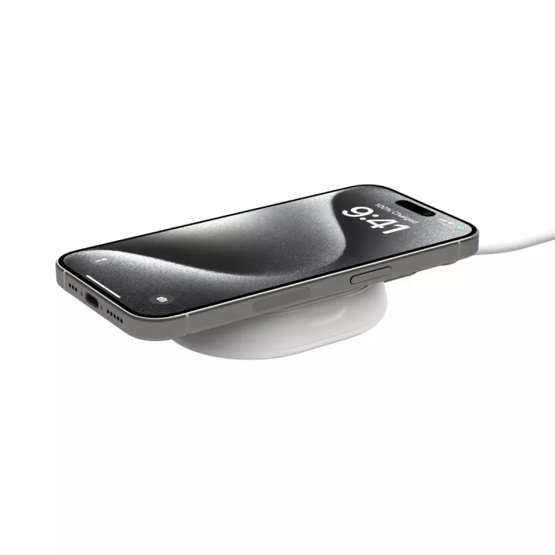 BELKIN Kabelloser Ladeständer – Boostcharge Pro – Qi2 15W – Weiß