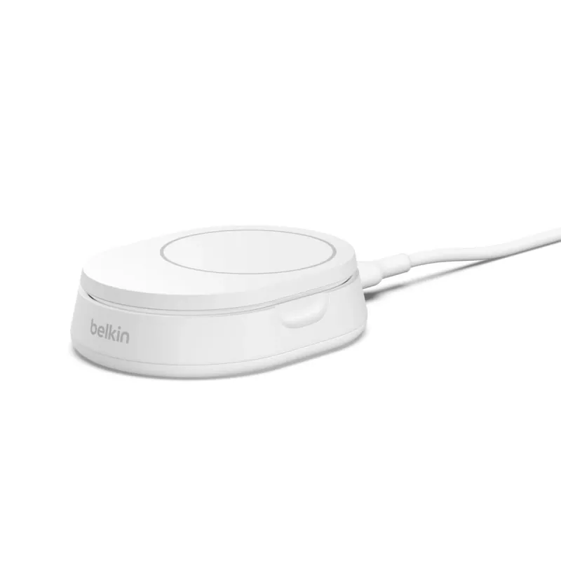 BELKIN Kabelloser Ladeständer – Boostcharge Pro – Qi2 15W – Weiß
