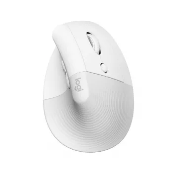 LOGITECH Wireless Mouse Lift for Business Rechtshänder Off-White