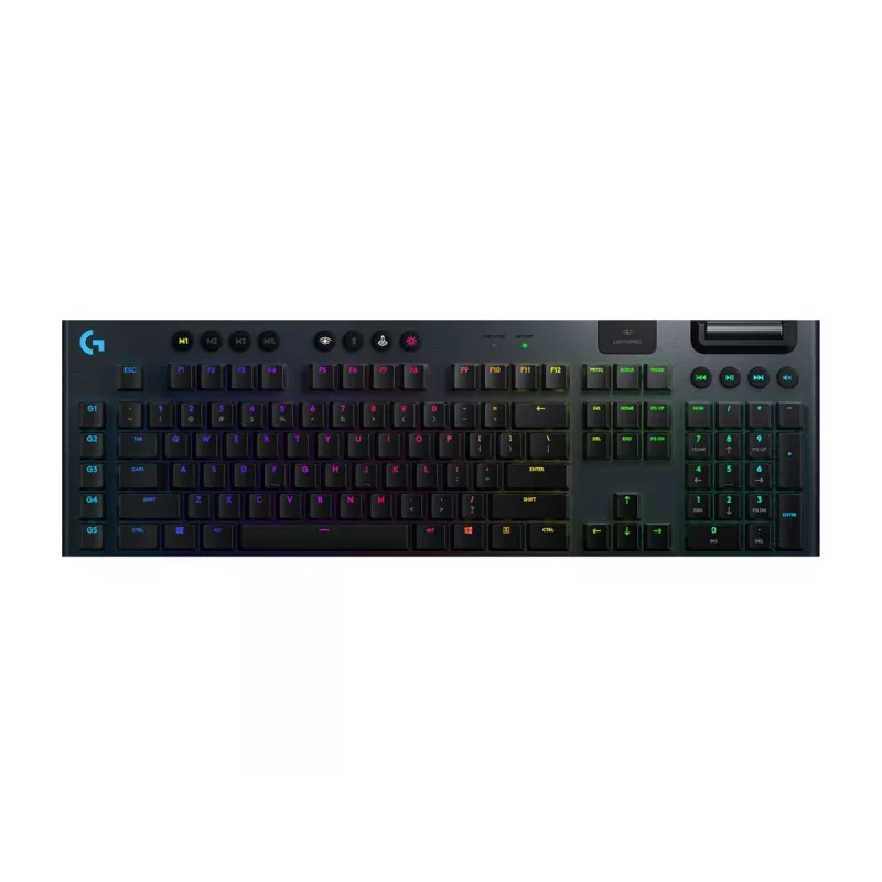 LOGITECH G915 Lightspeed Wireless RGB Mechanische Gaming-Tastatur - Schwarz - Qwertz Deutsch - Taktil