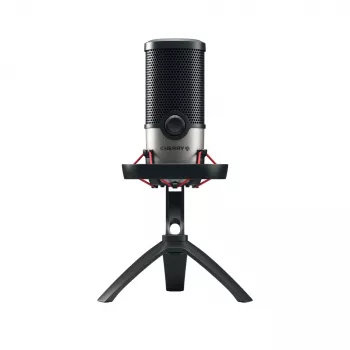 CHERRY UM 6.0 ADVANCED Schwarz, Silver Tischmikrofon