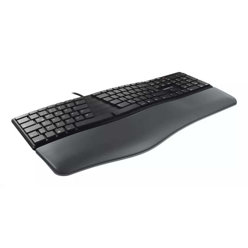 CHERRY KC 4500 ERGO Tastatur Universal USB AZERTY Belgisch Schwarz