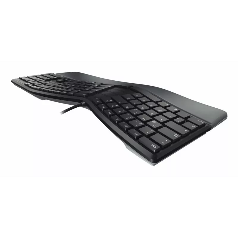 CHERRY KC 4500 ERGO Tastatur Universal USB AZERTY Belgisch Schwarz