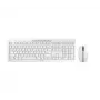 CHERRY Stream Desktop Recharge Tastatur Maus enthalten Universal RF Wireless QWERTY Englisch Grau
