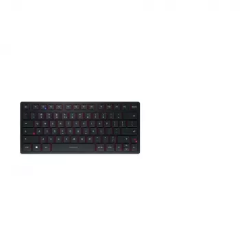 CHERRY KW 9200 MINI Tastatur Universal USB + RF Wireless + Bluetooth QWERTY Englisch Schwarz