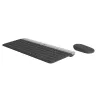 LOGITECH Schlankes kabelloses Tastatur- und Maus-Set MK470 - Graphit - AZERTY Belgisch