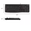 LOGITECH Tastatur K120 - Azerty Belgisch