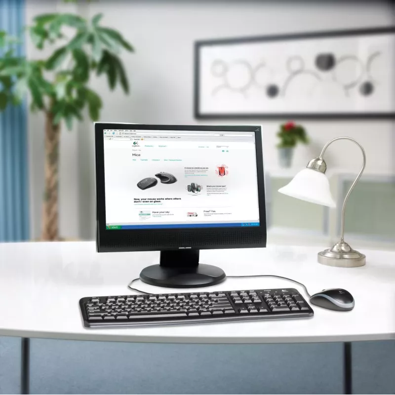 LOGITECH Tastatur K120 - Azerty Belgisch