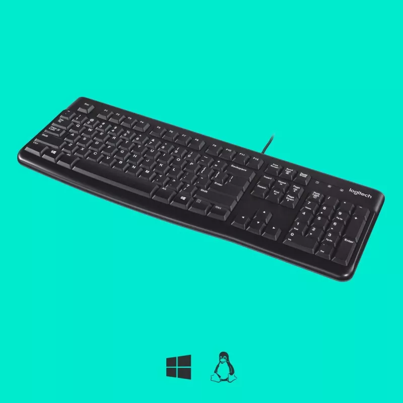 LOGITECH Tastatur K120 - Azerty Belgisch